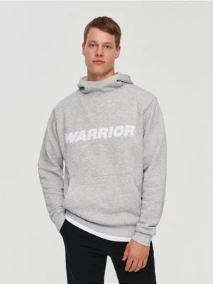 Zdjęcie produktu Bluza z kapturem i haftem Warrior szara House