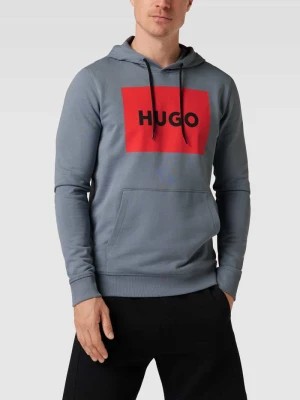 Zdjęcie produktu Bluza z kapturem i nadrukiem z logo model ‘Duratschi’ HUGO