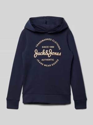 Zdjęcie produktu Bluza z kapturem i nadrukiem z logo model ‘FOREST’ jack & jones