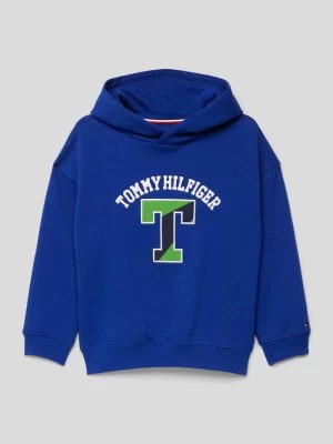 Zdjęcie produktu Bluza z kapturem i nadrukiem z logo model ‘VARSITY’ Tommy Hilfiger Kids