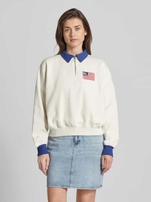 Zdjęcie produktu Bluza z kołnierzem o kroju oversized z nadrukiem z logo Polo Ralph Lauren