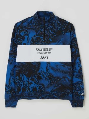 Zdjęcie produktu Bluza z kołnierzem z bawełny Calvin Klein Jeans