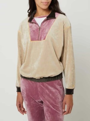 Zdjęcie produktu Bluza z kołnierzem z pluszu model ‘Tanaka Wildlake’ banana moon