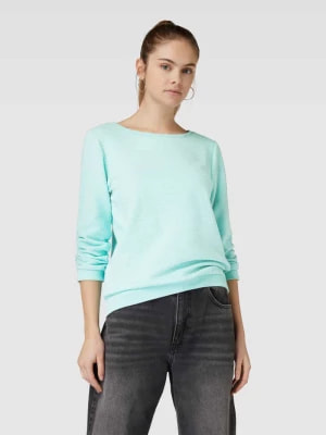 Zdjęcie produktu Bluza z rękawami o długości 3/4 w jednolitym kolorze Tom Tailor Denim