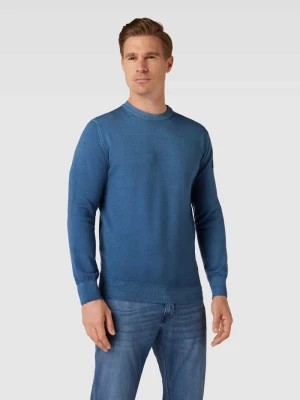 Zdjęcie produktu Bluza z wełny lana z naszywką z logo PAUL & SHARK