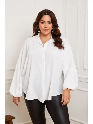 Zdjęcie produktu Plus Size Company Bluzka "Alizee" w kolorze białym rozmiar: 38