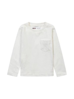 Zdjęcie produktu Bluzka chłopięca bawełniana biała Minoti