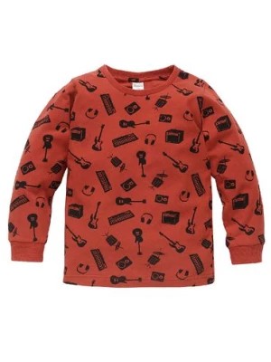 Zdjęcie produktu Bluzka chłopięca z długim rękawem Let's rock czerwona Pinokio
