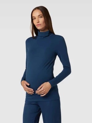 Zdjęcie produktu Bluzka ciążowa z długim rękawem i golfem model ‘MIA’ Mamalicious