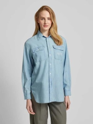 Zdjęcie produktu Bluzka jeansowa z nakładanymi kieszeniami z patką Polo Ralph Lauren