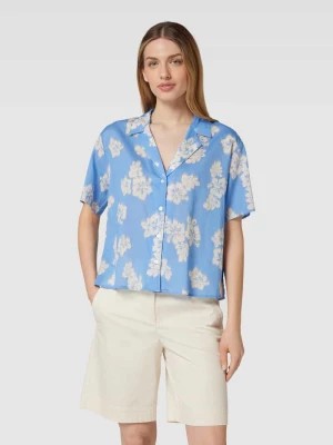 Zdjęcie produktu Bluzka koszulowa krótka z kwiatowym wzorem Jake*s Casual