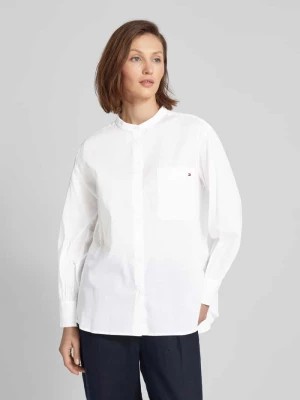 Zdjęcie produktu Bluzka koszulowa o kroju easy fit z kieszenią na piersi model ‘COTTON VOILE’ Tommy Hilfiger