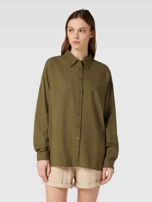 Zdjęcie produktu Bluzka koszulowa o kroju oversized z kołnierzykiem model ‘MOYA’ Noisy May