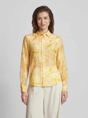 Zdjęcie produktu Bluzka koszulowa o kroju regular fit ze wzorem na całej powierzchni model ‘MAGNOLIA’ Gant