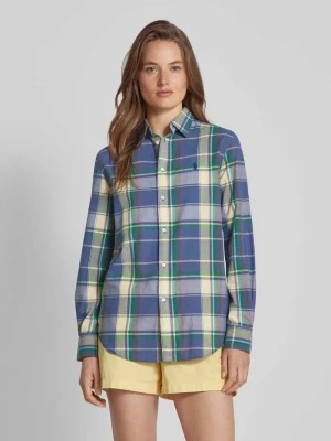 Zdjęcie produktu Bluzka koszulowa o kroju relaxed fit z wyhaftowanym logo Polo Ralph Lauren