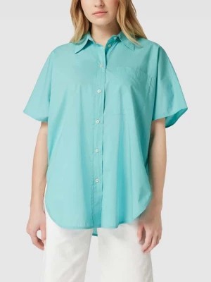 Zdjęcie produktu Bluzka koszulowa o luźnym kroju z kieszenią na piersi Marc O'Polo