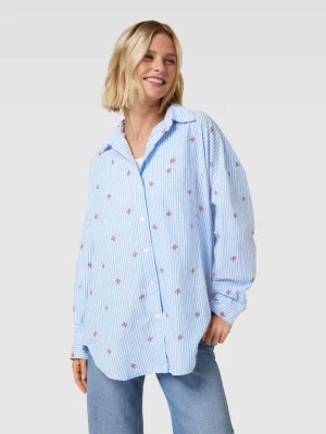Zdjęcie produktu Bluzka koszulowa oversized z wzorem w paski Tommy Hilfiger