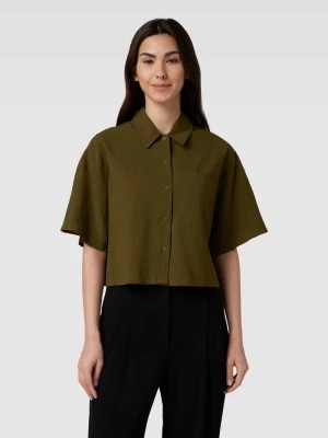 Zdjęcie produktu Bluzka koszulowa z bawełny z fakturowanym wzorem JAKE*S STUDIO WOMAN