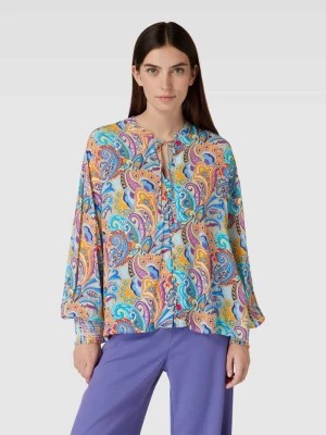 Zdjęcie produktu Bluzka koszulowa z czystej wiskozy ze wzorem paisley Princess GOES HOLLYWOOD