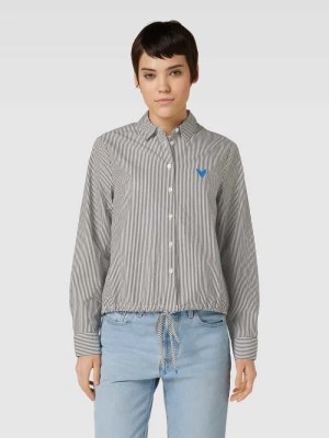 Zdjęcie produktu Bluzka koszulowa z dodatkiem wiskozy ze wzorem w paski s.Oliver RED LABEL