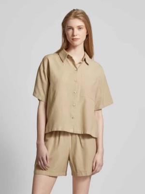 Zdjęcie produktu Bluzka koszulowa z kieszenią na piersi model ‘MILANO’ Pieces