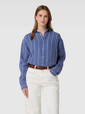 Zdjęcie produktu Bluzka koszulowa z lnu z wzorem w paski Polo Ralph Lauren
