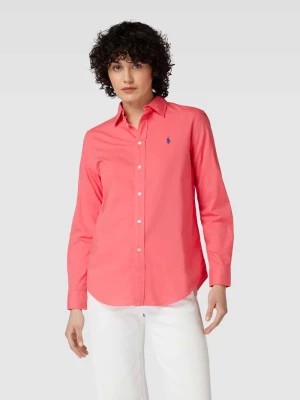 Zdjęcie produktu Bluzka koszulowa z wyhaftowanym logo Polo Ralph Lauren
