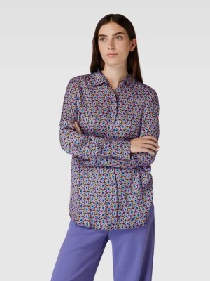 Zdjęcie produktu Bluzka koszulowa ze wzorem na całej powierzchni model ‘Odetta’ 0039 italy