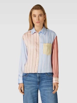 Zdjęcie produktu Bluzka koszulowa ze wzorem w paski model ‘SUEZ’ Weekend Max Mara