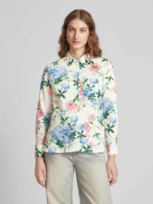Zdjęcie produktu Bluzka lniana z kwiatowym wzorem Rich & Royal