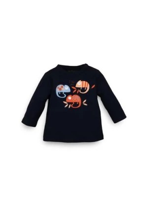 Zdjęcie produktu Bluzka niemowlęca z bawełny organicznej dla chłopca czarna 5H43A8 NINI