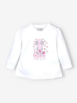 Zdjęcie produktu Bluzka niemowlęca z bawełny organicznej dla dziewczynki NINI