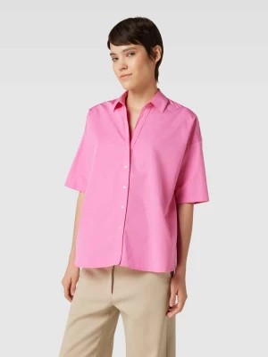 Zdjęcie produktu Bluzka o kroju oversized z czystej bawełny z wykładanym kołnierzem tonno & panna