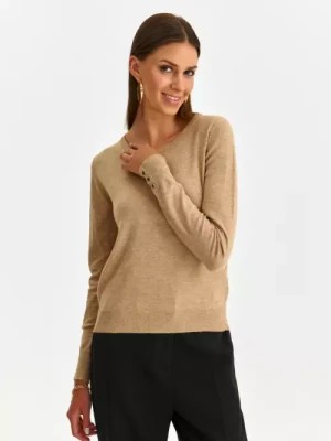 Zdjęcie produktu Bluzka swetrowa z ozdobnymi guzikami TOP SECRET