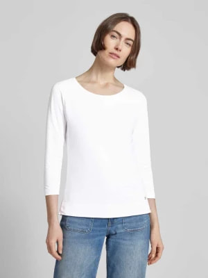 Zdjęcie produktu Bluzka w jednolitym kolorze z długim rękawem i detalem z logo Joop!