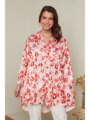 Zdjęcie produktu Curvy Lady Bluzka w kolorze czerwono-białym rozmiar: 40/42