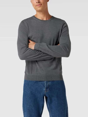 Zdjęcie produktu Bluzka z długim rękawem i efektem melanżu model ‘Leno’ Boss