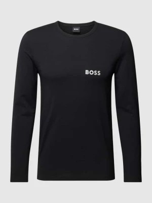 Zdjęcie produktu Bluzka z długim rękawem i nadrukiem z logo Boss
