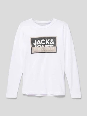 Zdjęcie produktu Bluzka z długim rękawem i nadrukiem z logo model ‘COLOGAN’ jack & jones