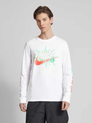 Zdjęcie produktu Bluzka z długim rękawem i nadrukiem z logo Nike
