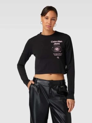 Zdjęcie produktu Bluzka z długim rękawem i nadrukowanym motywem model ‘GALAXY PRINT’ Calvin Klein Jeans