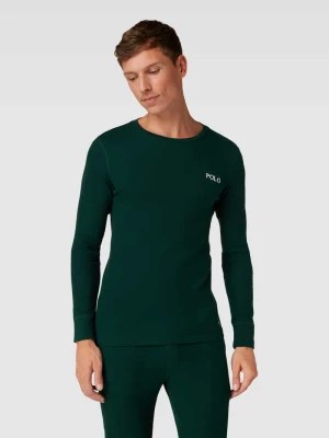 Zdjęcie produktu Bluzka z długim rękawem i wyhaftowanym logo model ‘CREW’ Polo Ralph Lauren Underwear