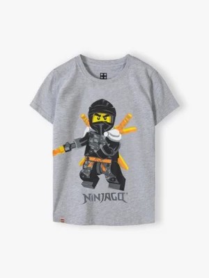 Zdjęcie produktu Lego Ninjago - szary t-shirt dla chłopca