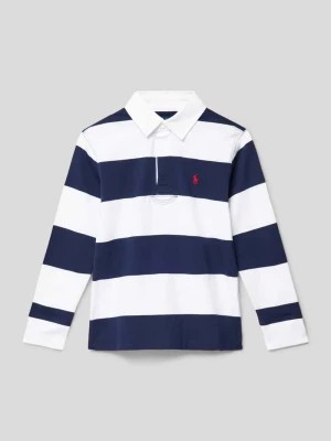Zdjęcie produktu Bluzka z długim rękawem z wzorem w paski Polo Ralph Lauren Teens