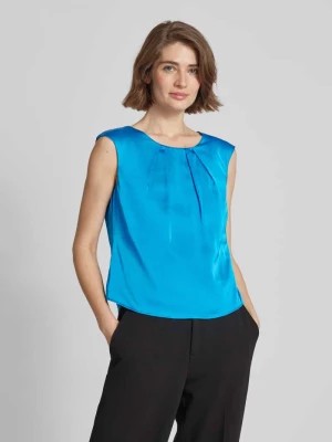 Zdjęcie produktu Bluzka z zakładkami w kolorze niebieskim Christian Berg Woman Selection