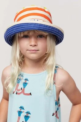 Zdjęcie produktu Bobo Choses kapelusz dwustronny bawełniany dziecięcy kolor niebieski bawełniany