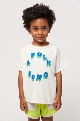 Zdjęcie produktu Bobo Choses t-shirt bawełniany dziecięcy kolor biały z nadrukiem