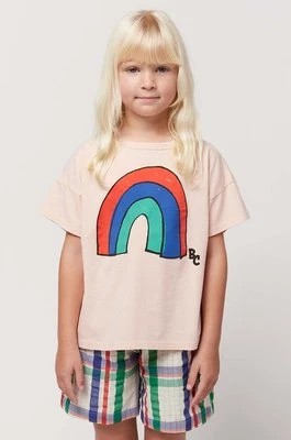 Zdjęcie produktu Bobo Choses t-shirt bawełniany dziecięcy kolor różowy