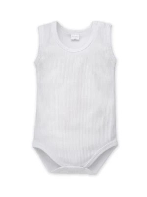 Zdjęcie produktu Body niemowlęce na ramiączka białe- bawełniane Pinokio
