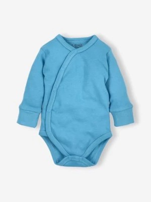 Zdjęcie produktu Body niemowlęce z bawelny organicznej - niebieskie NINI